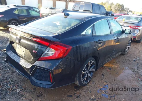 2018 Honda Civic Si из США, поврежденный, VIN 2HGFC1E54JH703417